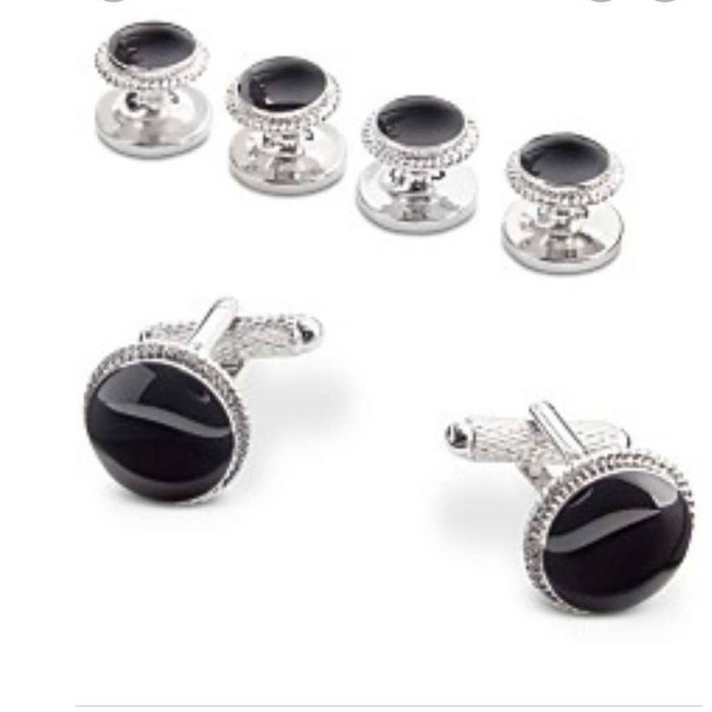 Baroque Cuff Links & Stud Set